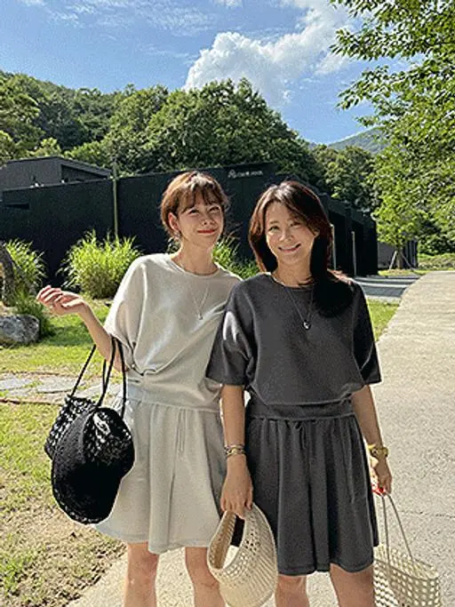 가든 라운지 팬츠 세트