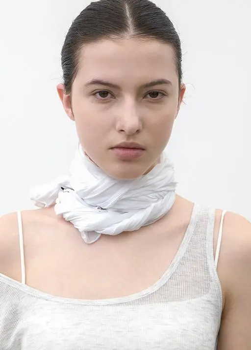 (SF-0010)WRINKLE SHEER SCARF