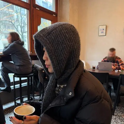 헤어리울 바라클라바 머플러