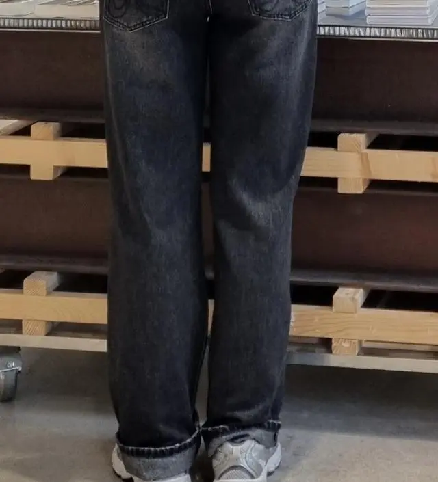 ☆韓国の人気☆【GLOWNY】☆95 DESTROYED STRAIGHT FIT JEAN.S☆ 95 DESTROYED STRAIGHT FIT JEANS - 감도 깊은 취향 셀렉트샵 29CM