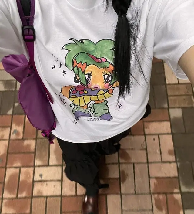 【Soulpussycat】 SOULGIRL T-shirts No.1 (white) SOULPUSSSYCAT SOULGIRL® T-shirts No.7 - White