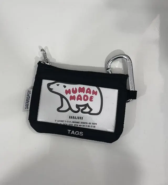 Safarispot Basic Safari Keyring Card Wallet - Black | 하이츠