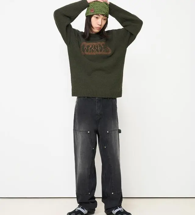 【WKNDRS】24fw BOKASHI BEANIE BOKASHI BEANIE (GREEN) - WKNDRS | 60% - Asian Fashion Online
