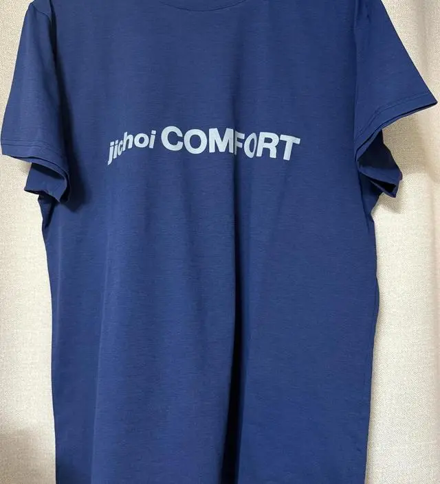 jichoi COMFORT 25-002 Logo T-Shirt - Navy | 하이츠스토어