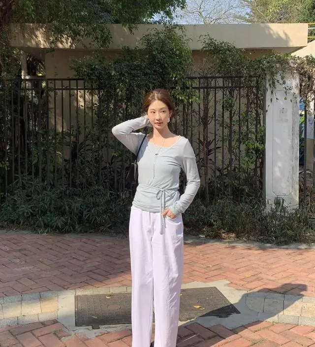 Perry Soft Cotton Wide Pants (White) - LETTER FROM MOON